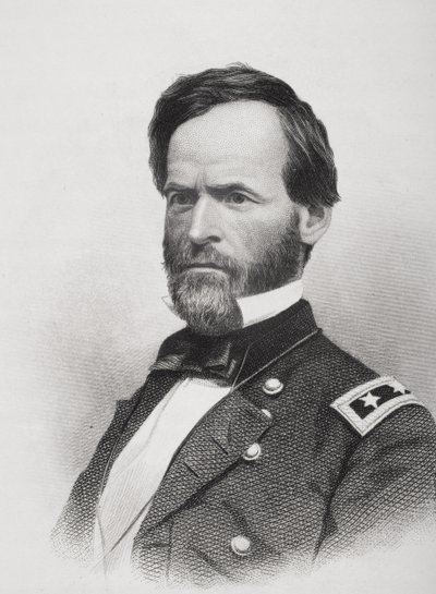 Retrato del General William Tecumseh Sherman (1820-91) de American School